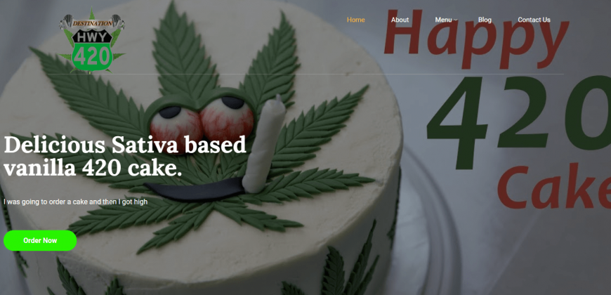 420 Website for Cannabis Cakes/Edibles