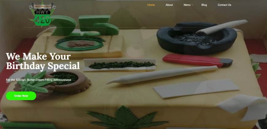 420 Website for Cannabis Cakes/Edibles