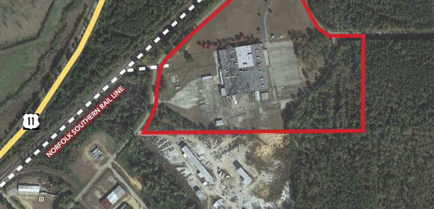 Industrial Property on 35 Acres for Lease in Mississippi