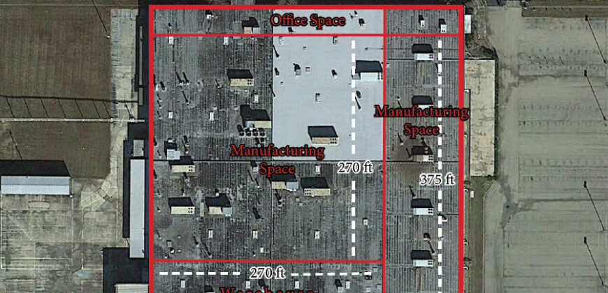 Industrial Property on 35 Acres for Lease in Mississippi