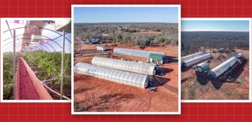 Fully Functioning Grow Facility For Sale in Oklahoma