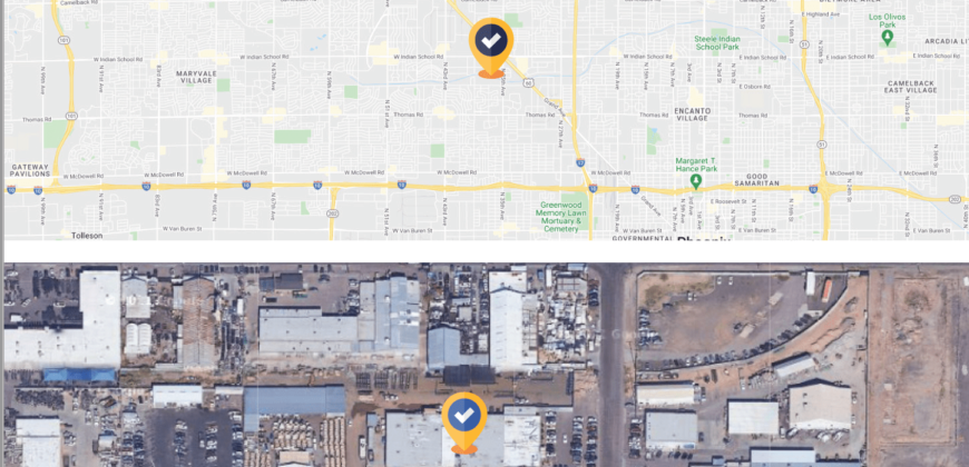 31,500 RSF Industrial Building on 2.66 Acres Approved for Legal Cannabis For Sale/Lease in Phoenix AZ