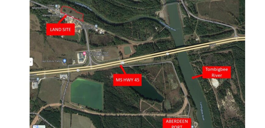 Riverfront Mississippi Land For Lease
