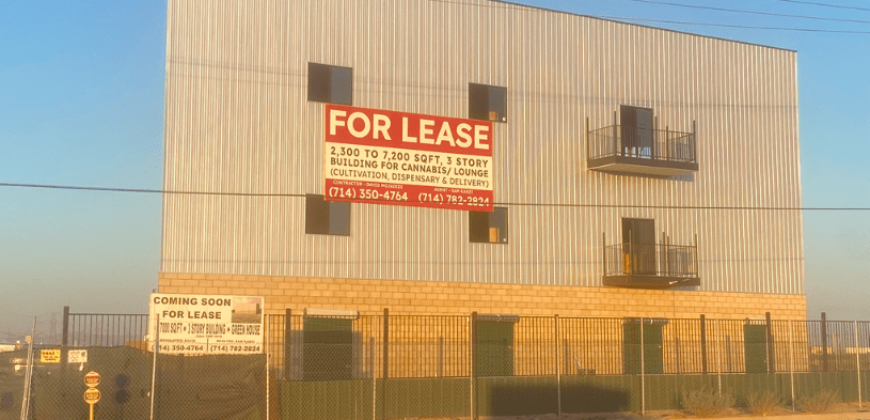 3 Story Cultivation Facility & Dispensary For Lease in Adelanto