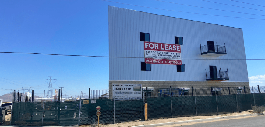3 Story Cultivation Facility & Dispensary For Lease in Adelanto