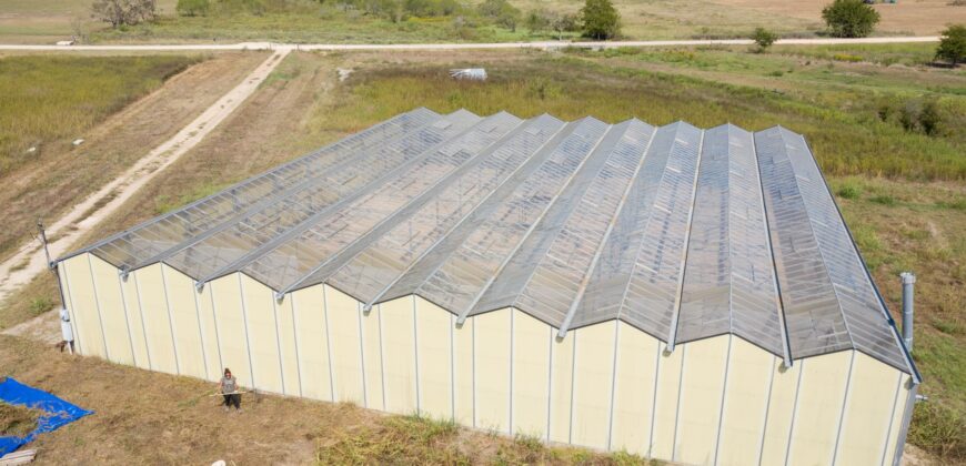 10,000 Sqft Greenhouse Near the Capital of Texas