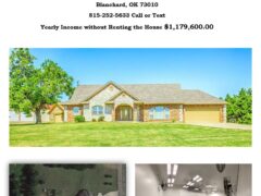 OK Turnkey Medical Grow & 3 Bdrm House For Sale